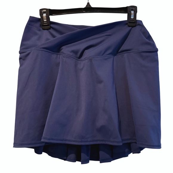Adair Active Pants - Adair Active XL Skort Blue Pleated Athletic Tennis Golf Skirt Womens Extra Large